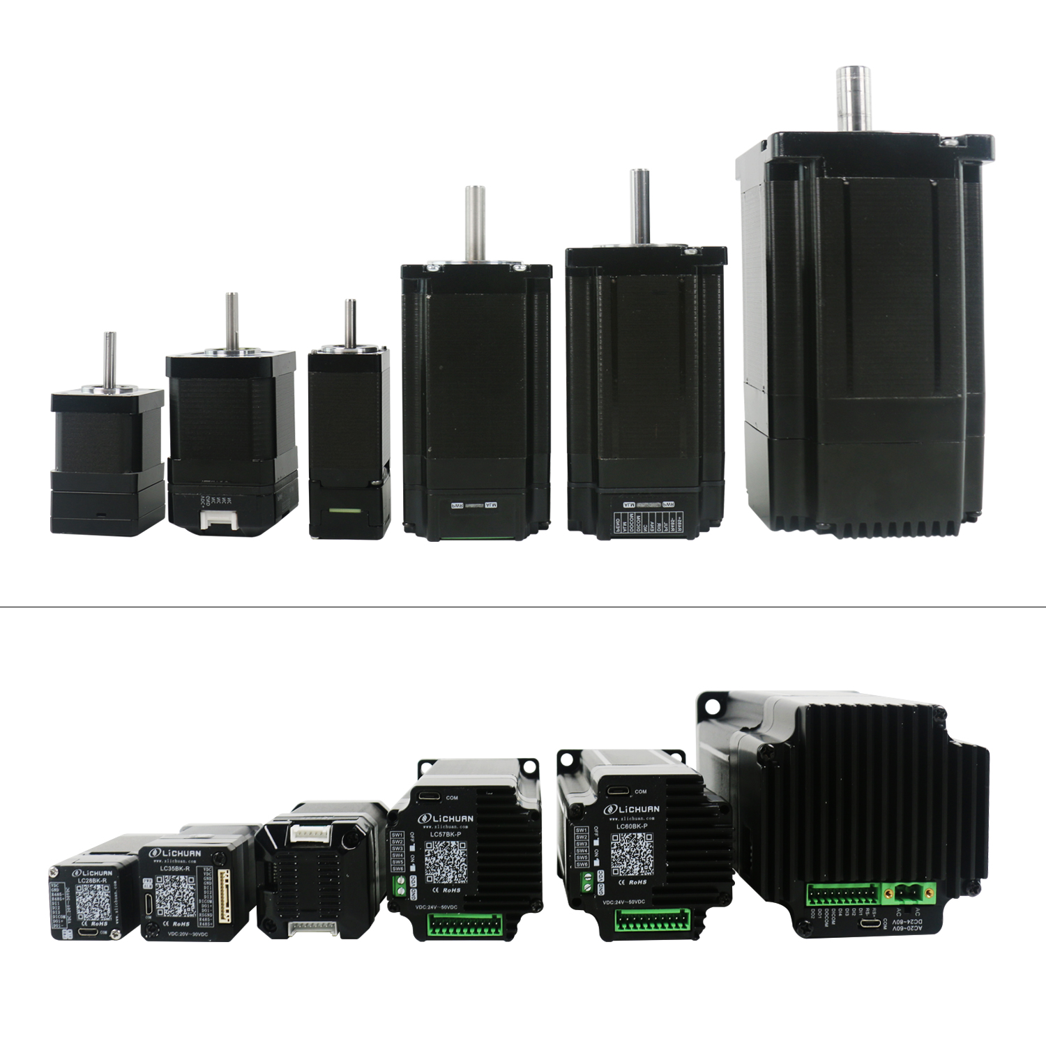 新規発射：Lichuan Backpack Type Open Loop閉気閉ル密集ステッパーモーターShenzhen Xinlichuan Electric Co.、Ltd。